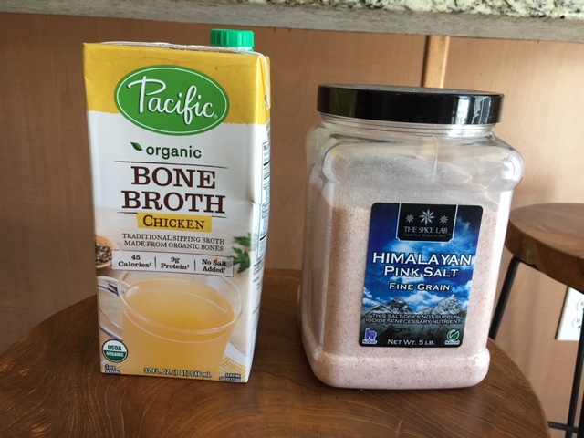 bone broth and salt beat keto flu
