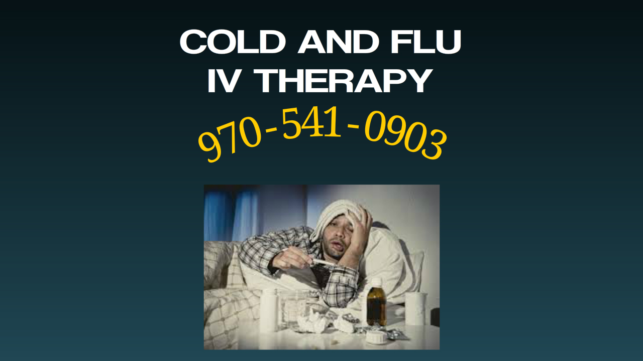 IV therapy Fort Collins cold and flu